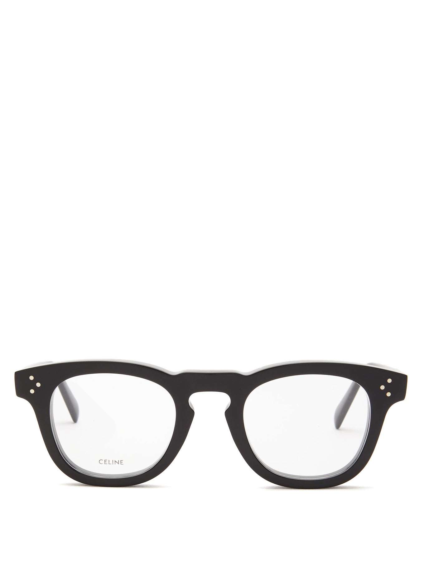 Round-frame acetate glasses - 1