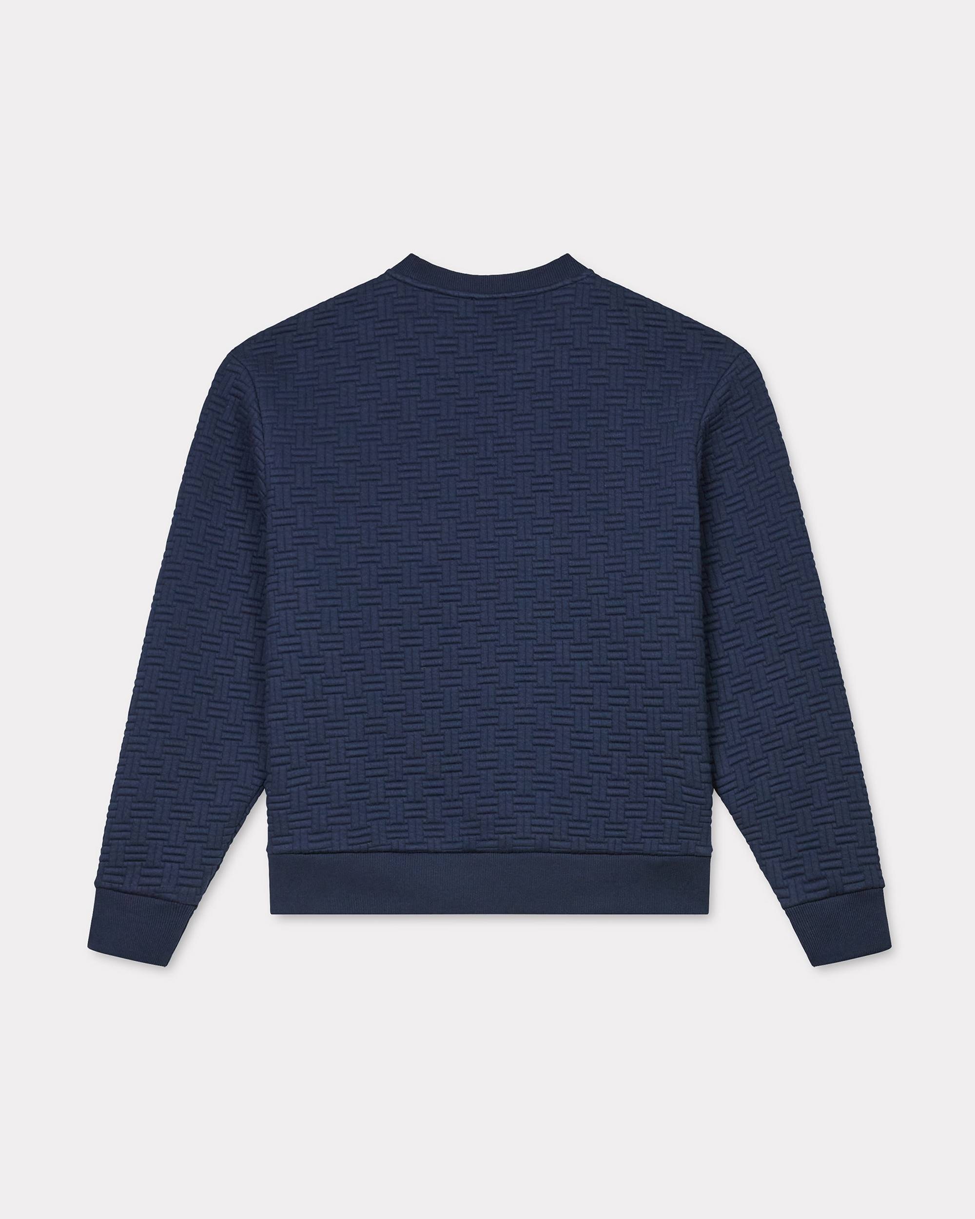 'KENZO Weave' embroidered classic sweatshirt - 2