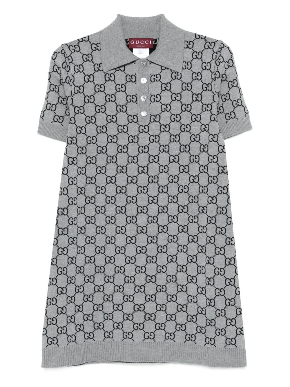 GG-pattern mini dress - 1