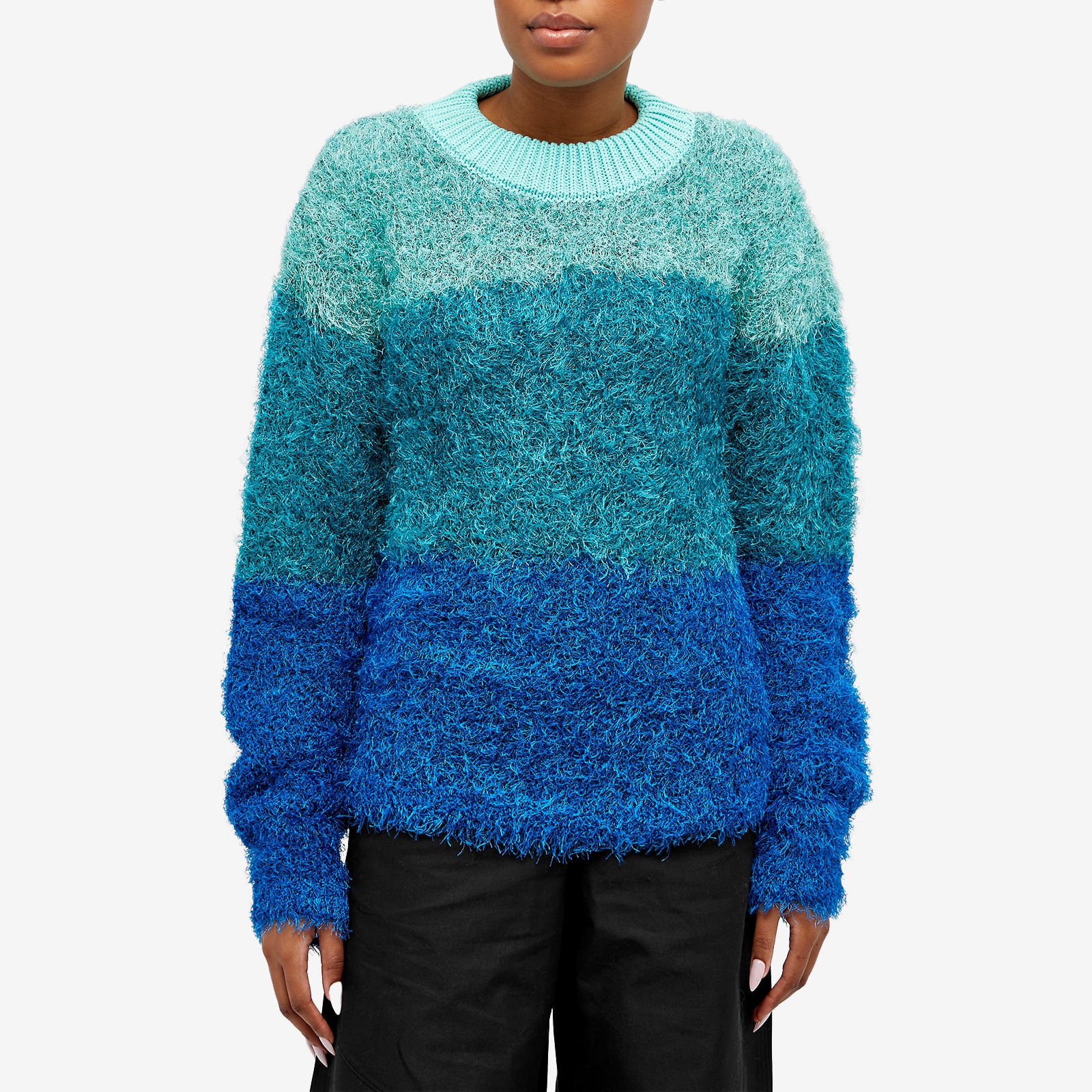 Andersson Bell Color Block Shaggy Sweater - 2