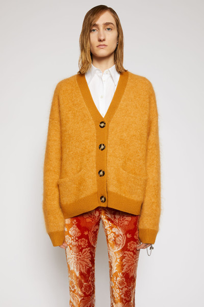 Acne Studios Mohair-blend cardigan peanut brown outlook