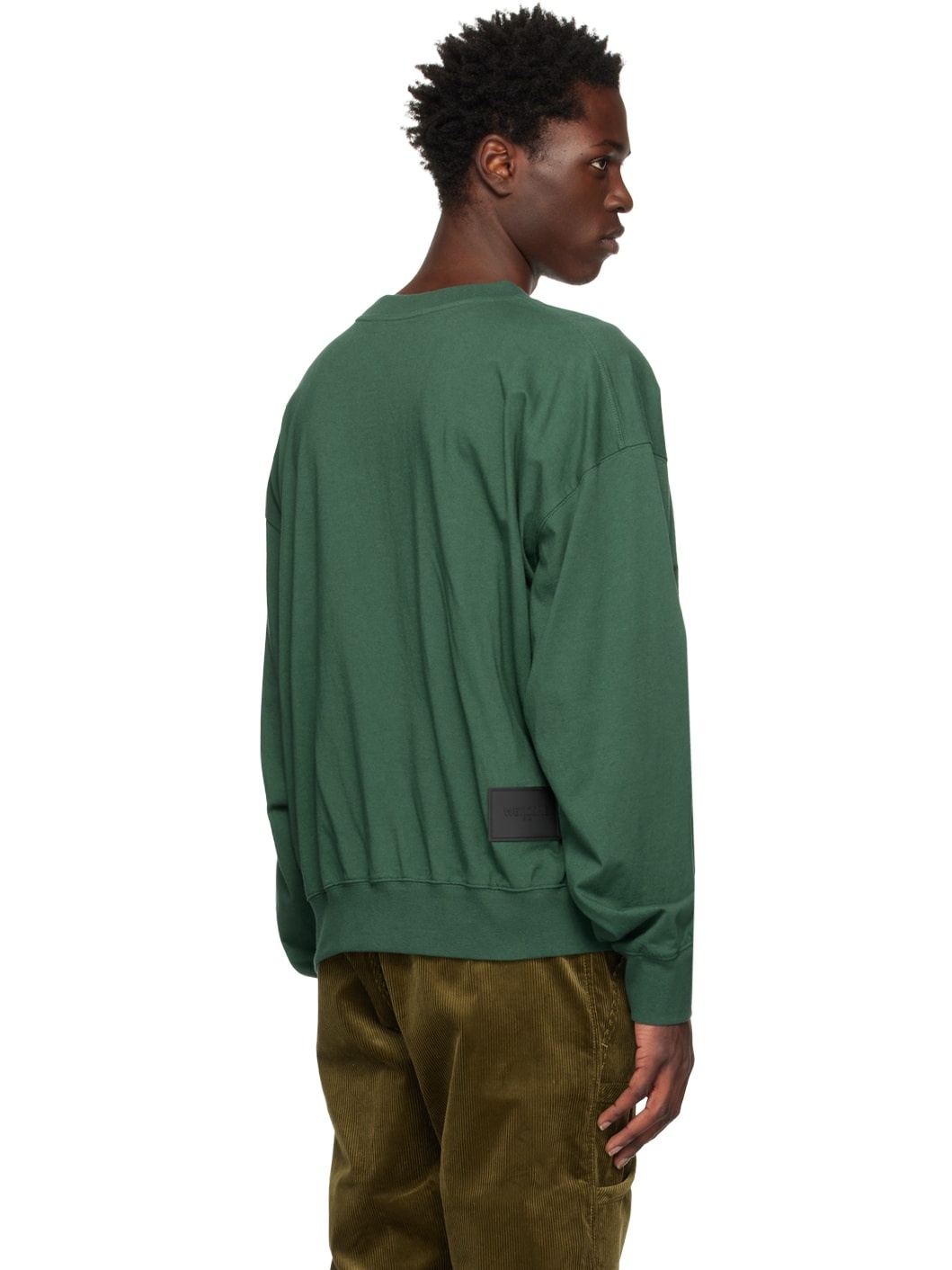 Green Cursive Sweatshirt - 3