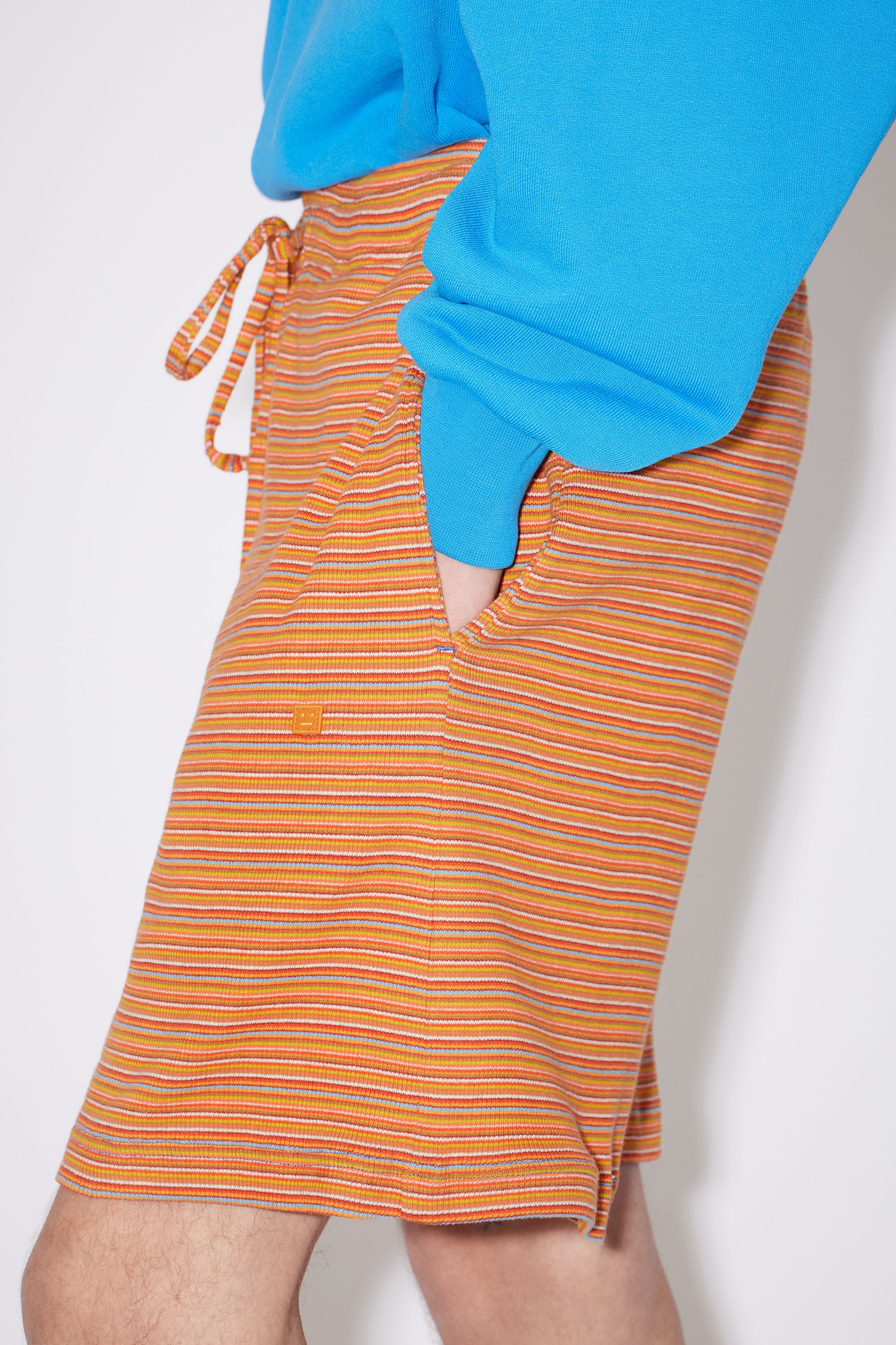 Striped shorts - Orange Multi - 4