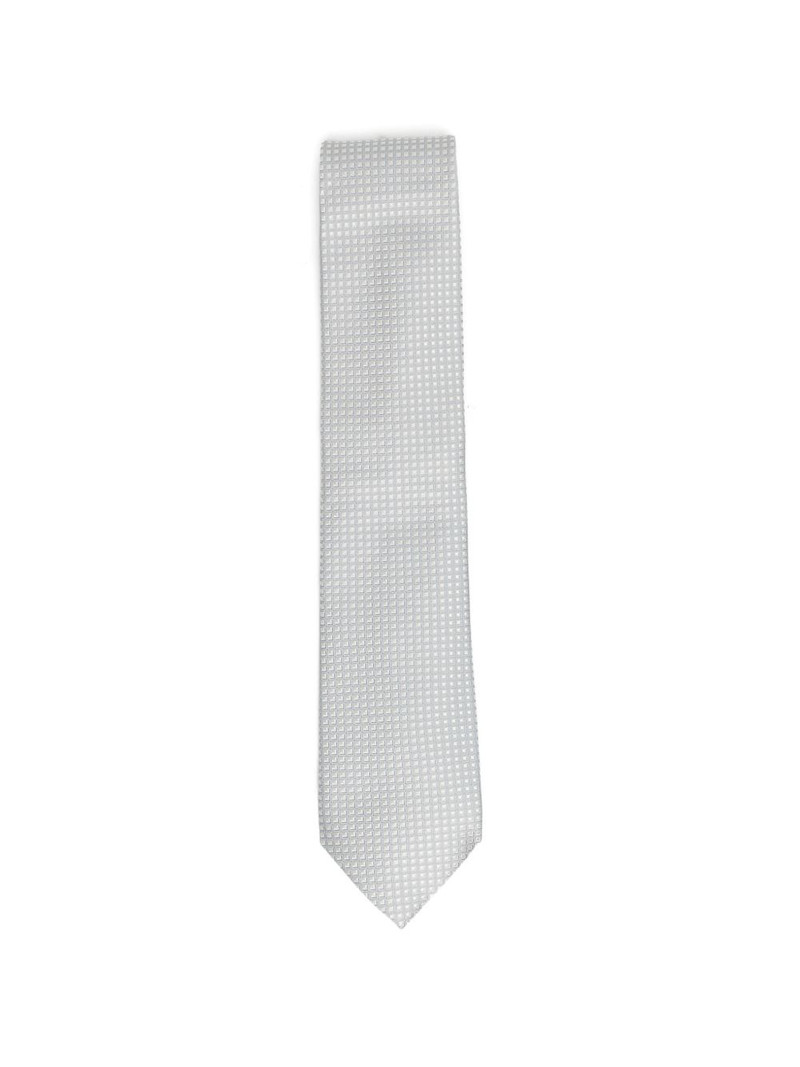 grey patterned tie 1