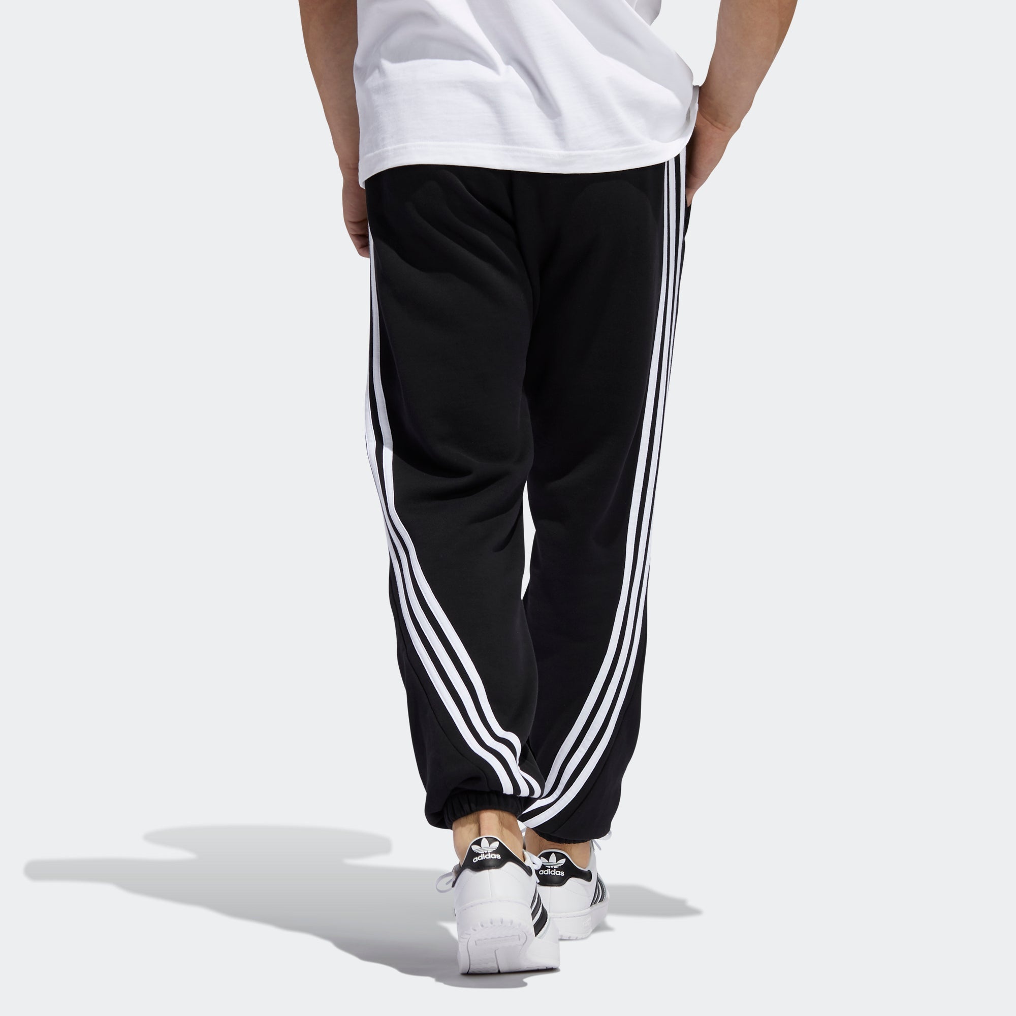 adidas originals 3 Stripe Wrap Pants For Men Black FM1521 - 4