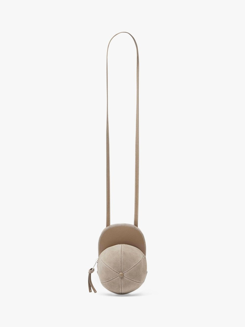 MEDIUM CAP BAG - SUEDE CROSSBODY BAG 5