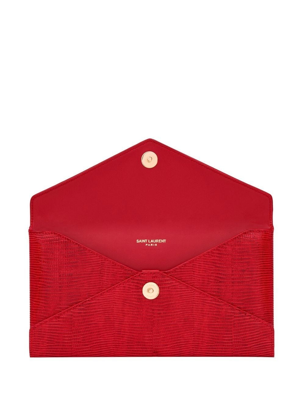 envelope-style leather clutch - 4