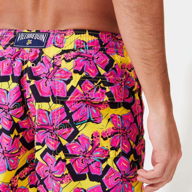 Men Swim Trunks 1985 Crazy Flower - 5