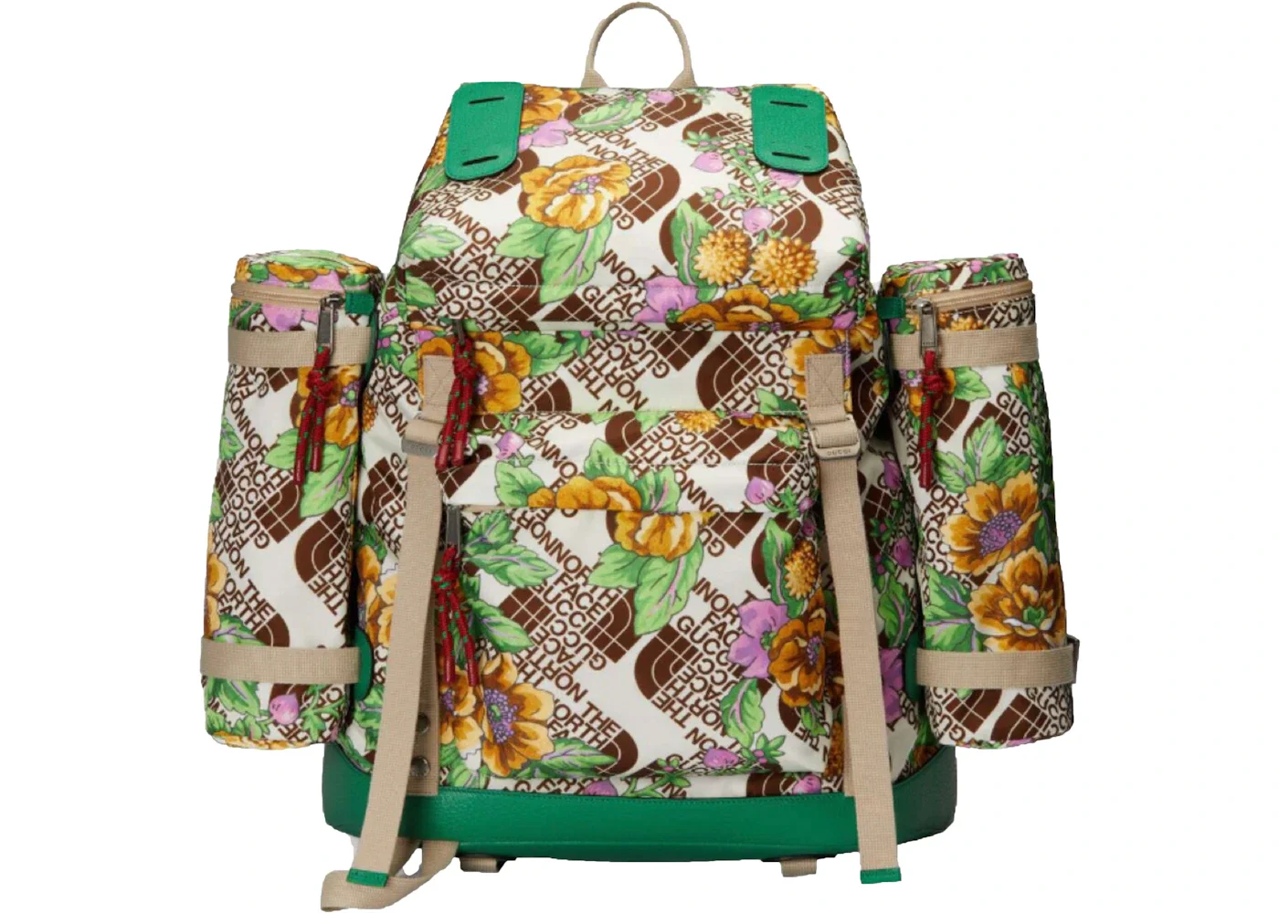 Gucci x The North Face Large Backpack Green Multi - 1