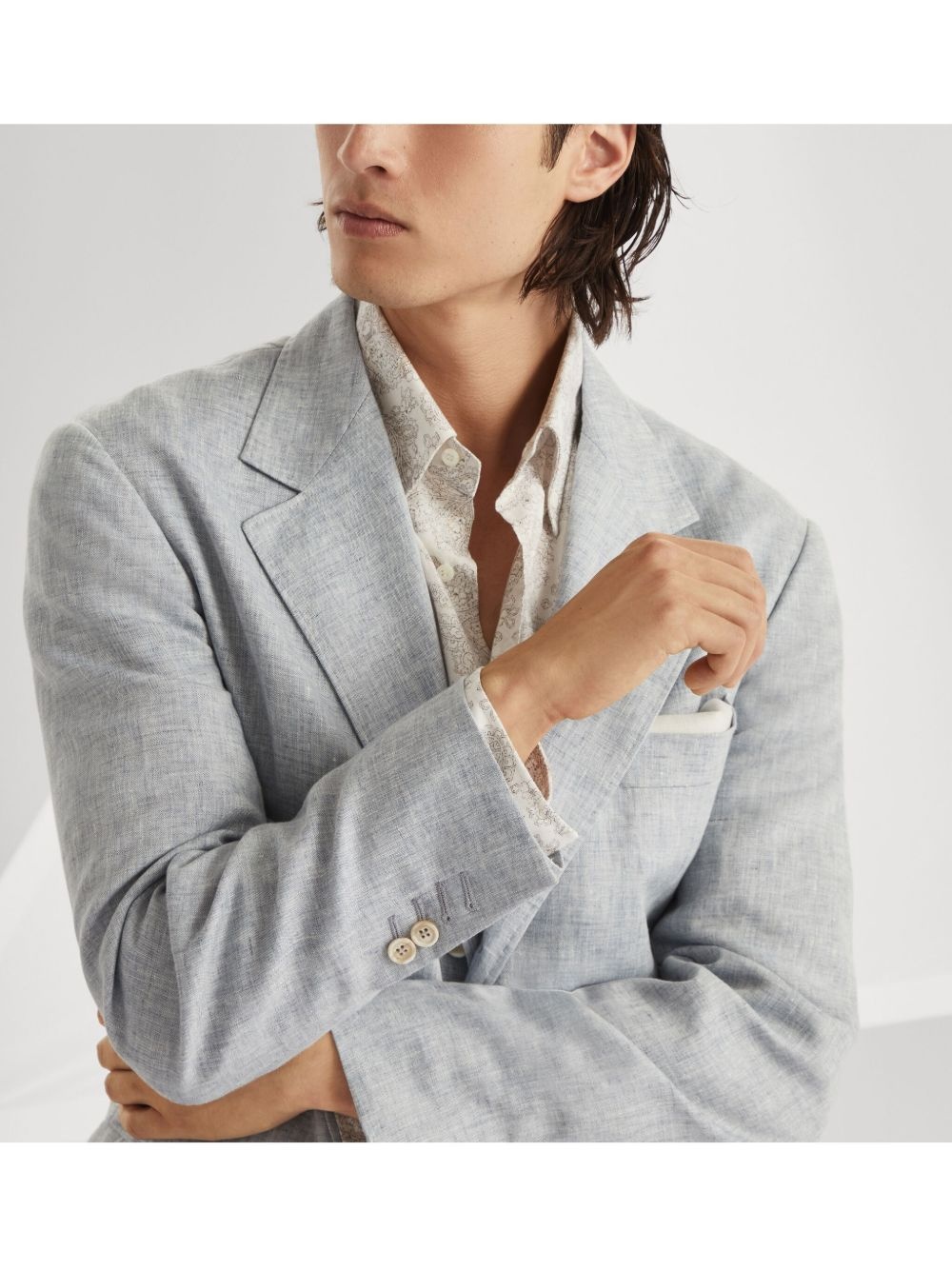 linen blazer - 4