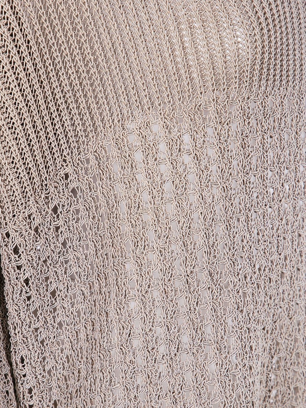 knitted open-back sweater - 3