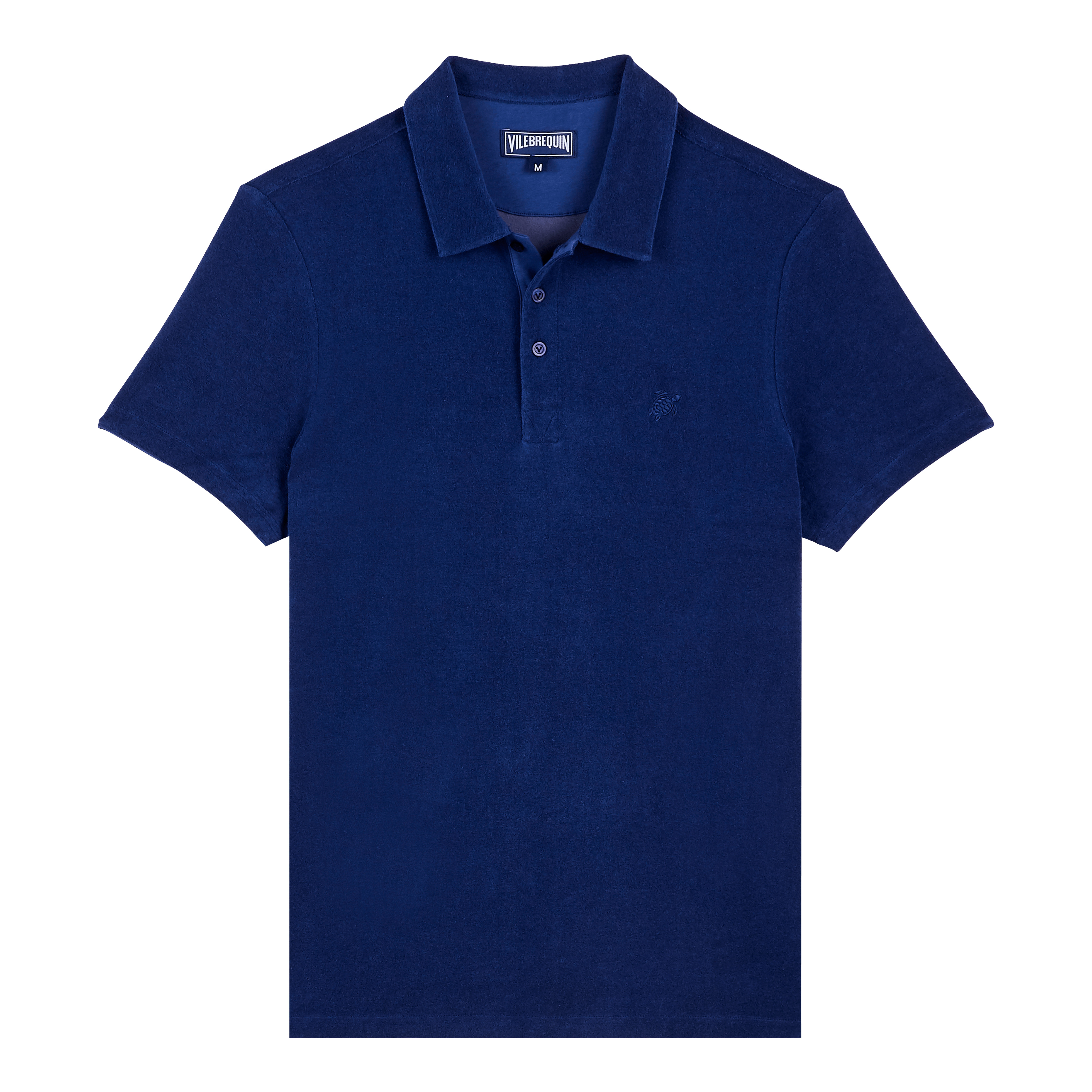 Men Organic Cotton Terry Polo Solid - 1