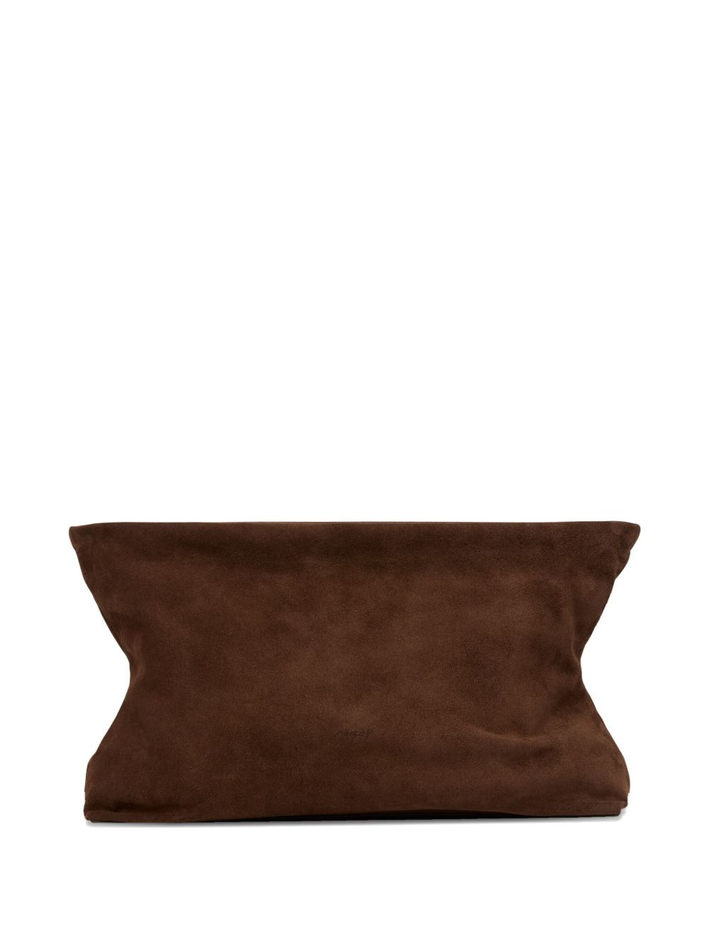 suede clutch bag - 2