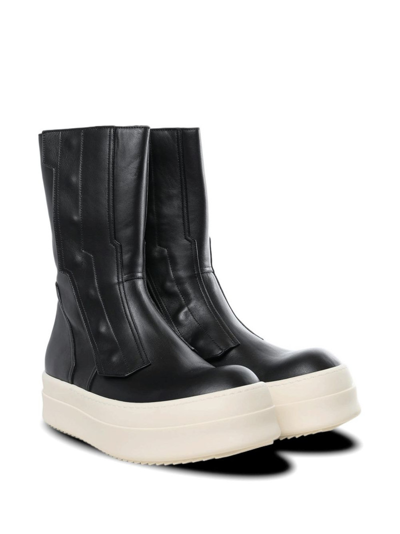 Rick Owens platform zip sneakers outlook