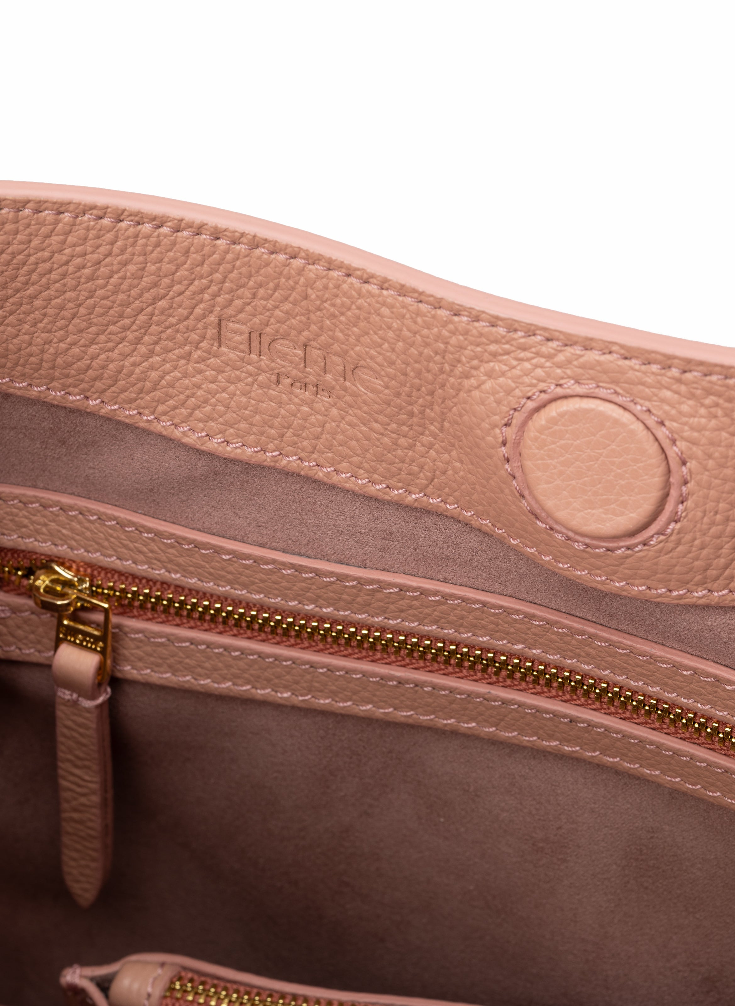 New Vosges Pebbled Leather Dust Pink - 6
