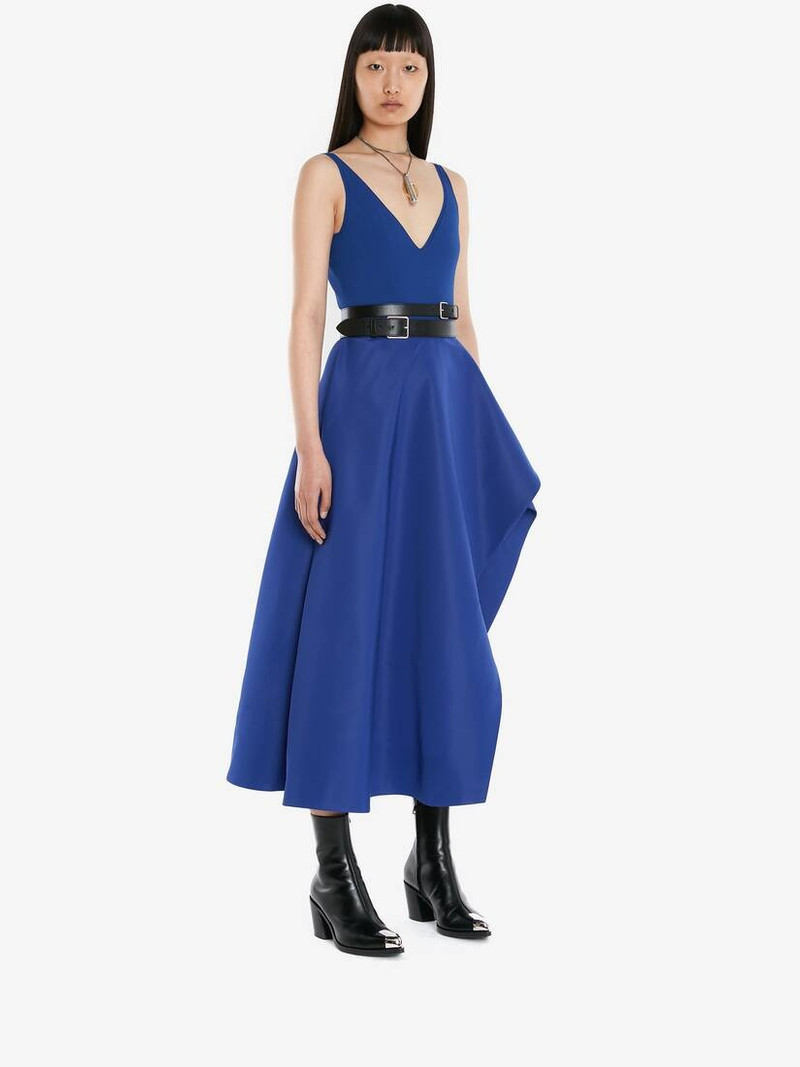 Seamless Bodysuit in Electric Blue 3