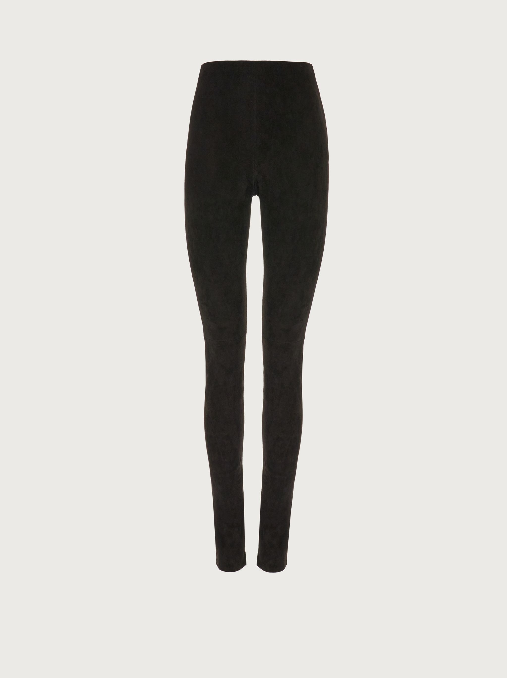 Suede stretch leggings - 1