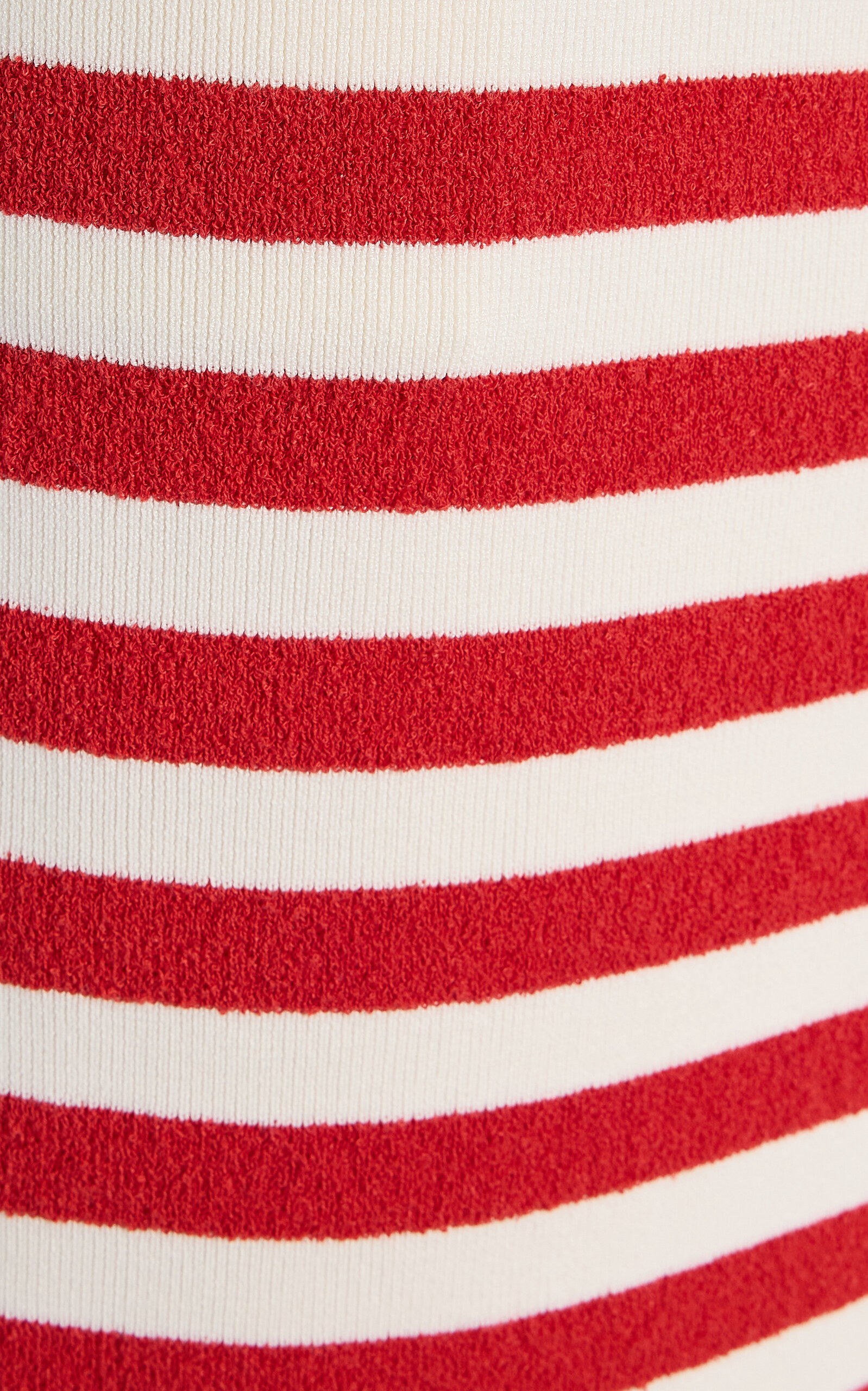 Exclusive Riviera Ari Striped Knit Maxi Skirt red - 5