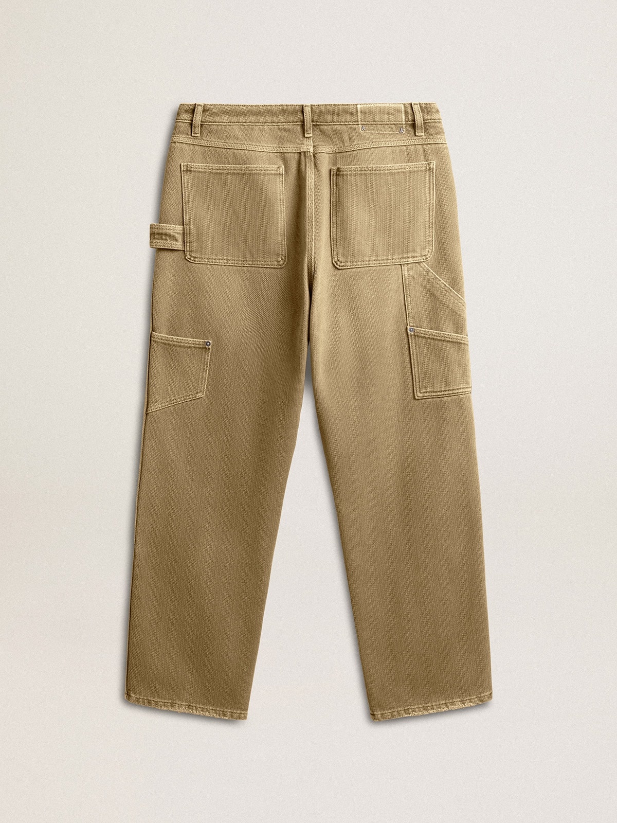 Men's distressed-effect cotton pants - 2