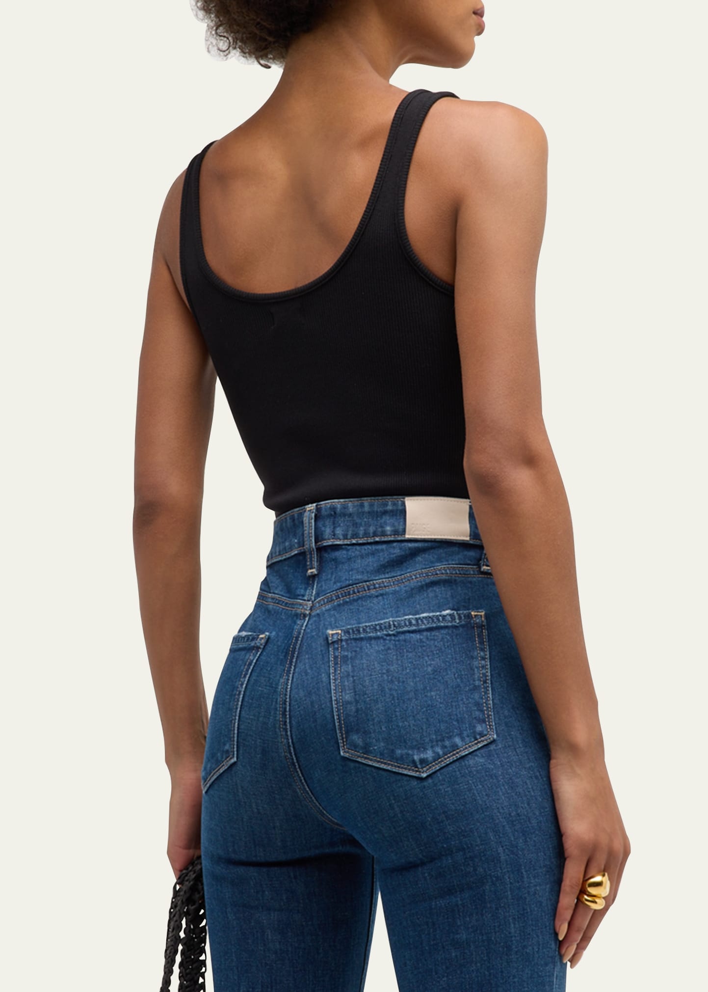 Nica Scoop-Neck Tank Bodysuit - 3