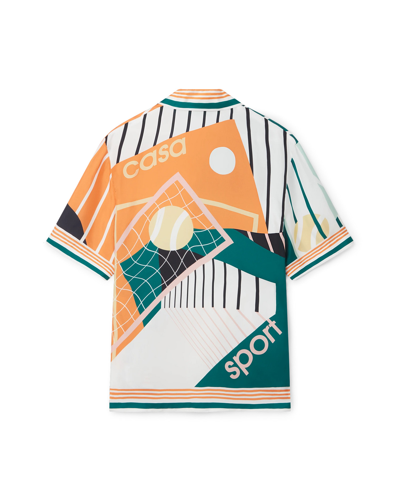 Court Abstrait Silk Shirt | Casablanca Paris - 6