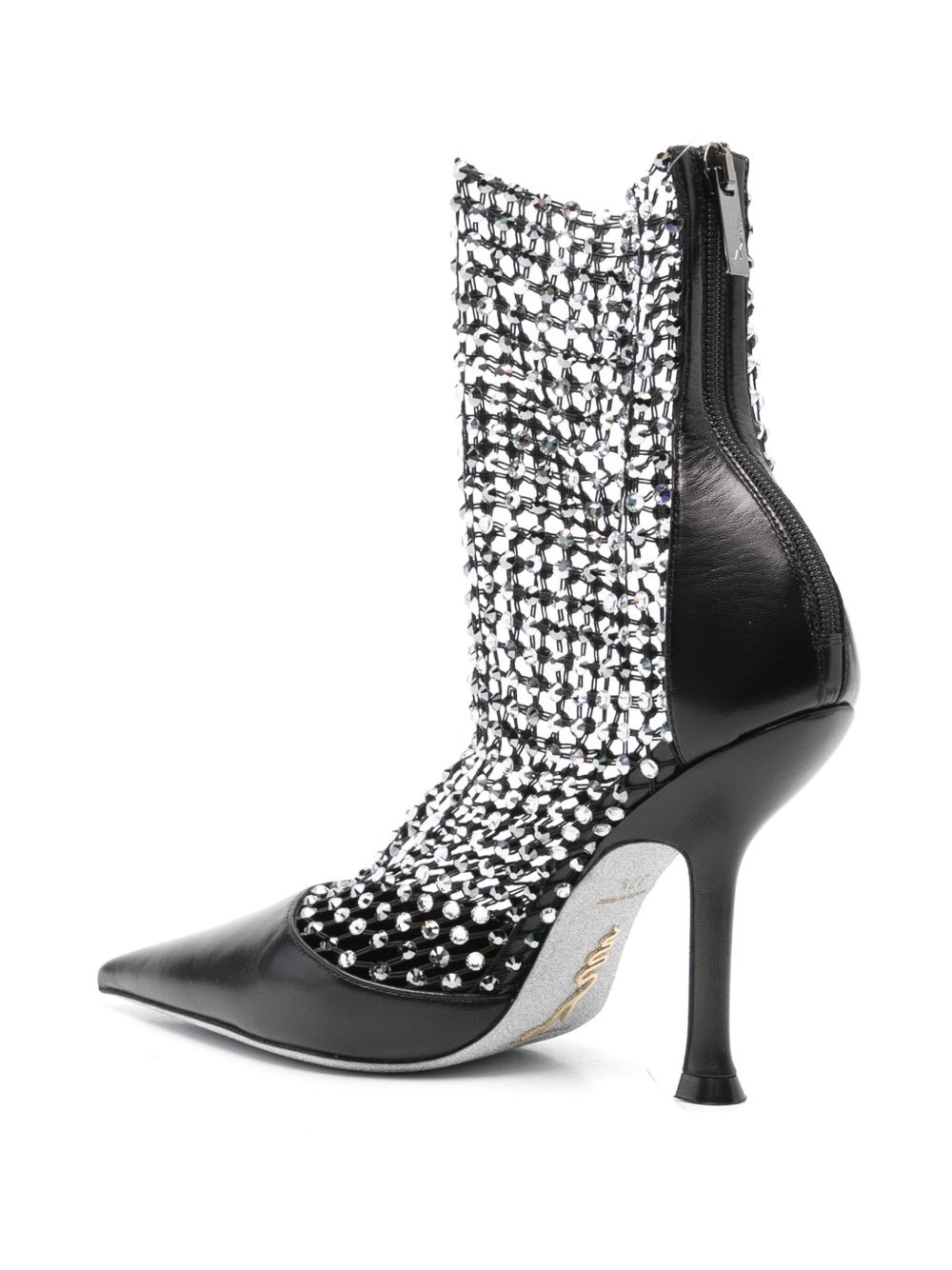 105mm crystal-embellished pumps - 3