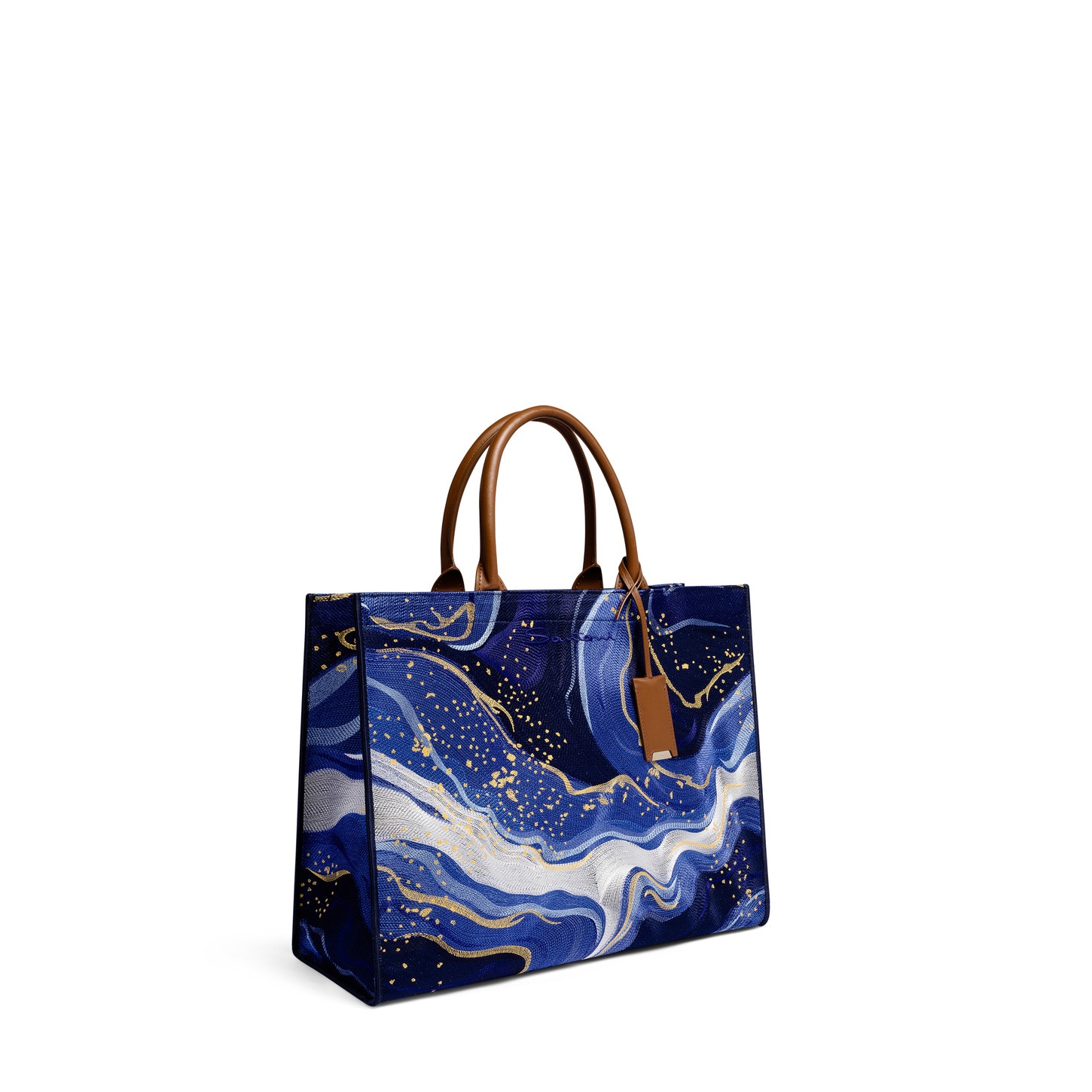 Cosmo embroidered fabric handbag - 3