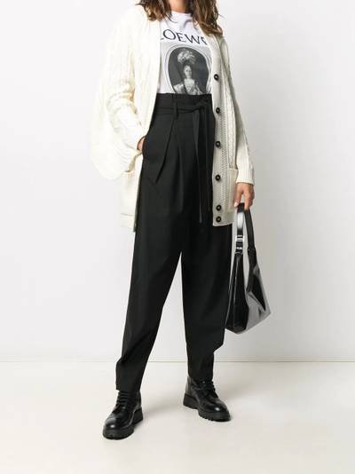 REDValentino pleat-detail tapered trousers outlook