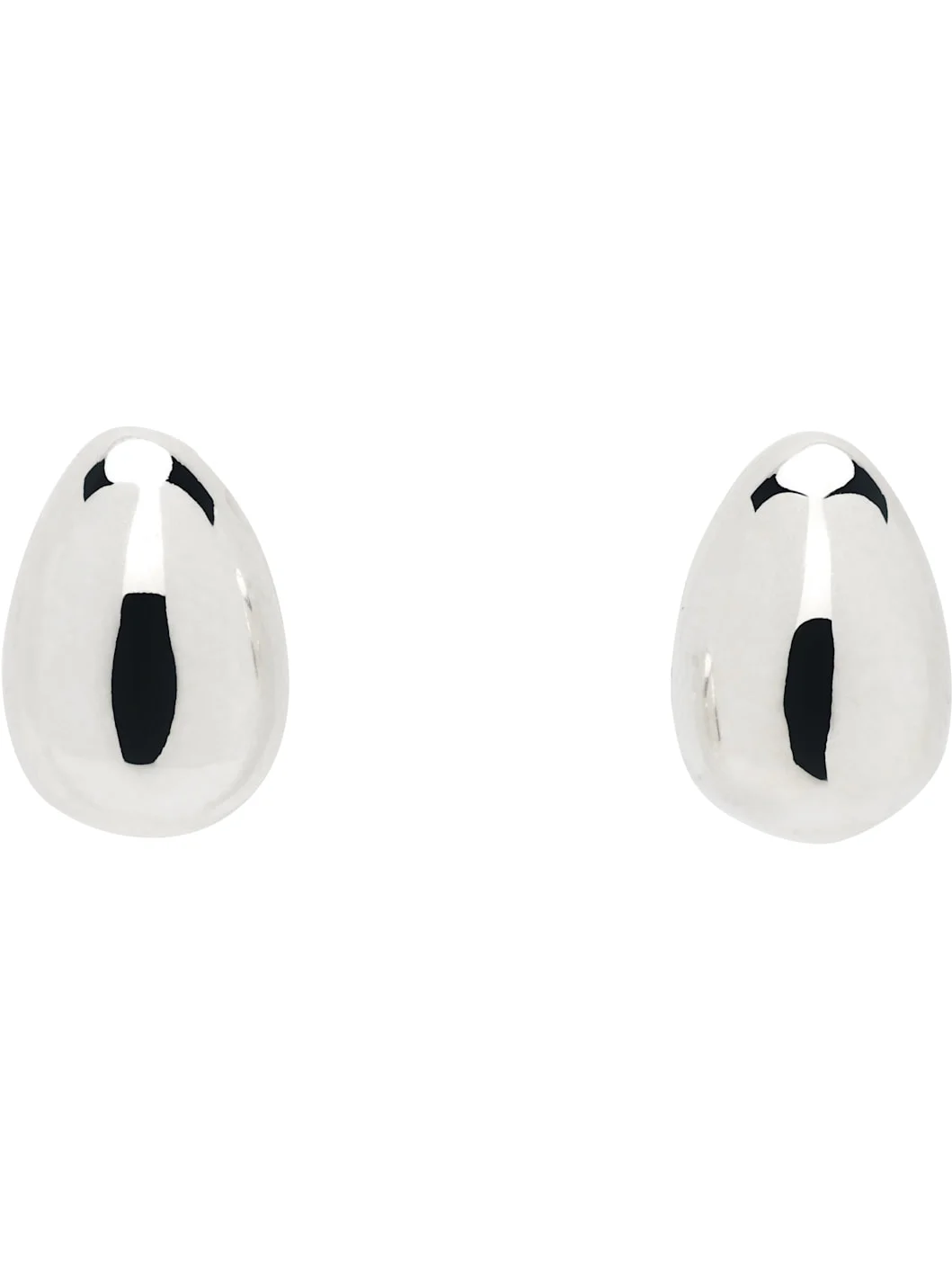 Tiny Egg Stud Earrings - 1