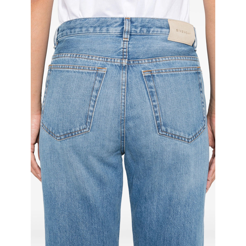 Givenchy Blue Denim - Straight-Leg Jeans Women - 3