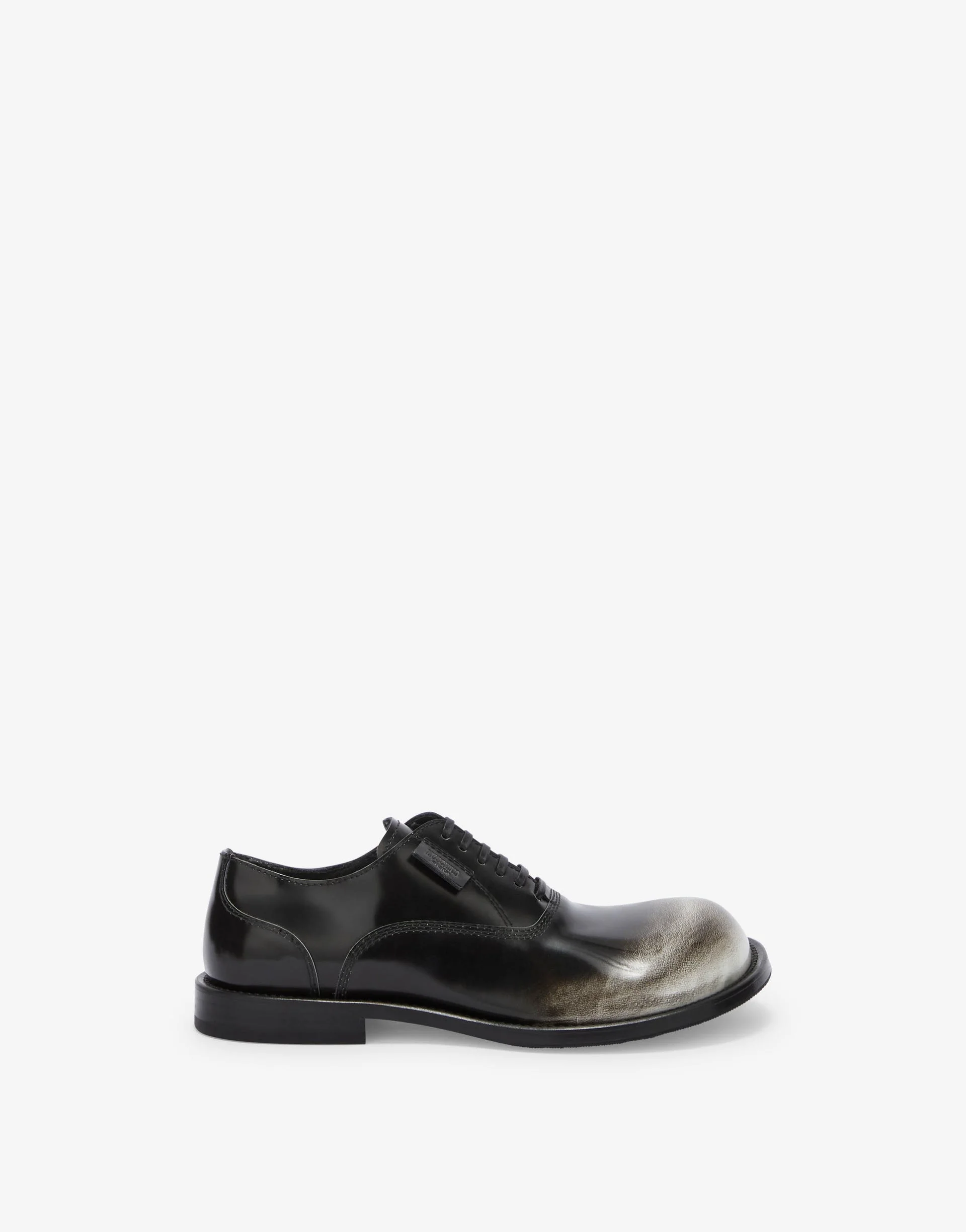 TWO-TONE BRUSHED CALFSKIN DERBIES - 1