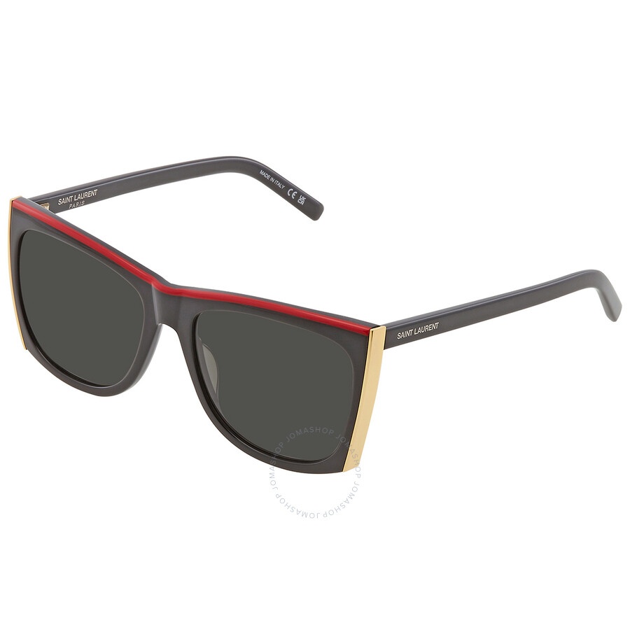 Saint Laurent Grey Cat Eye Ladies Sunglasses SL 539 PALOMA 001 58 - 3