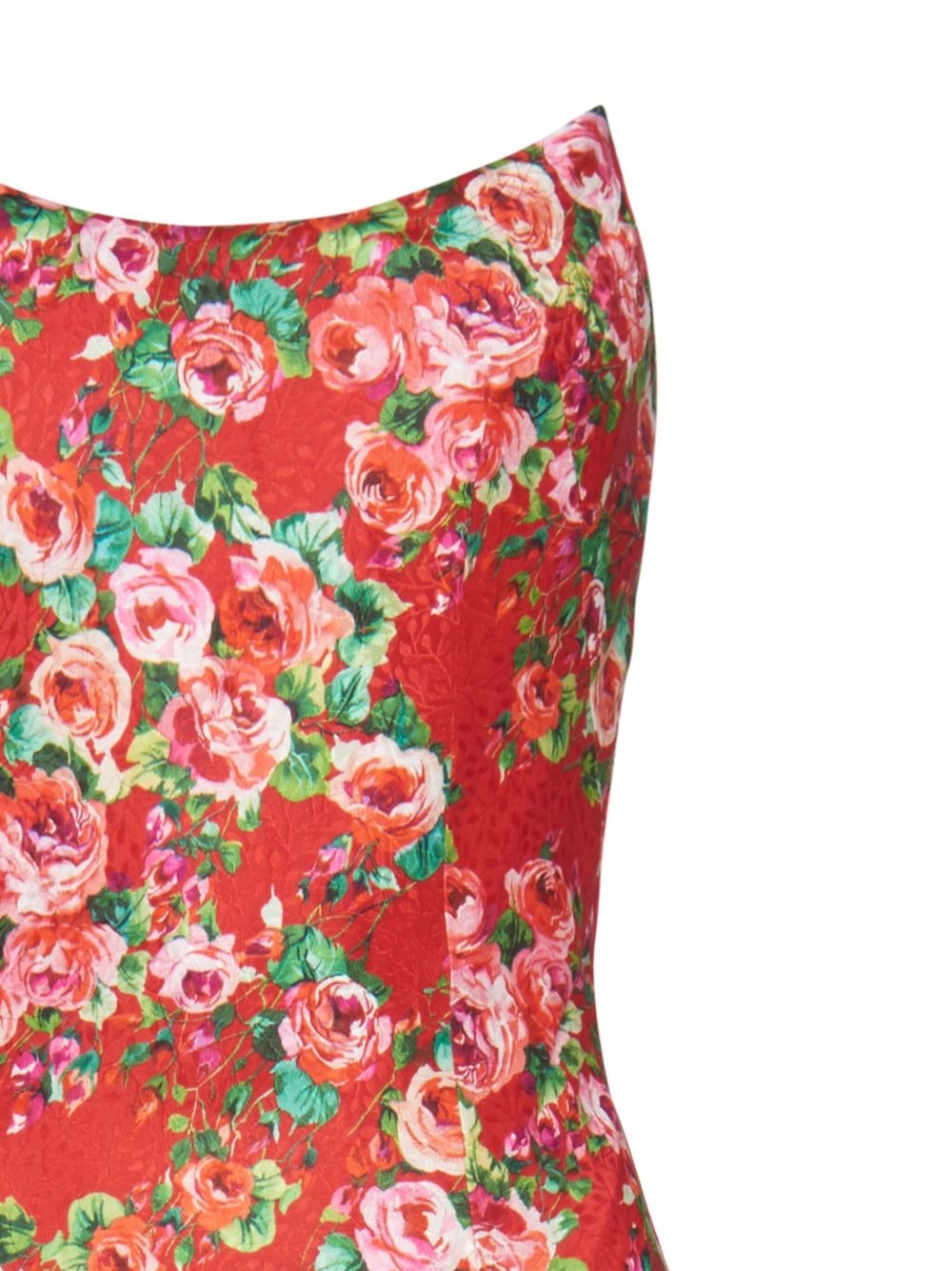 Tallulah rose-print silk gown - 3