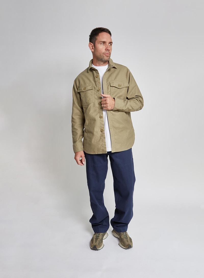 Nigel Cabourn Big Overshirt in Army outlook