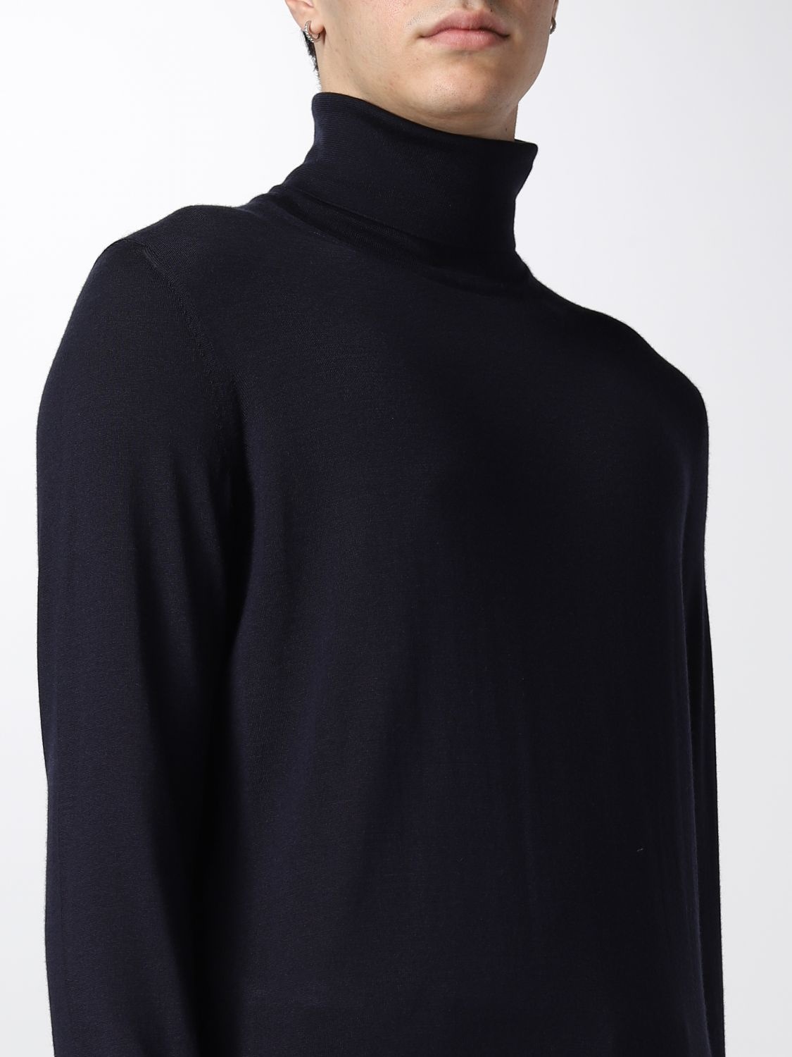 Zegna Sweater Men Blue 1 - 4