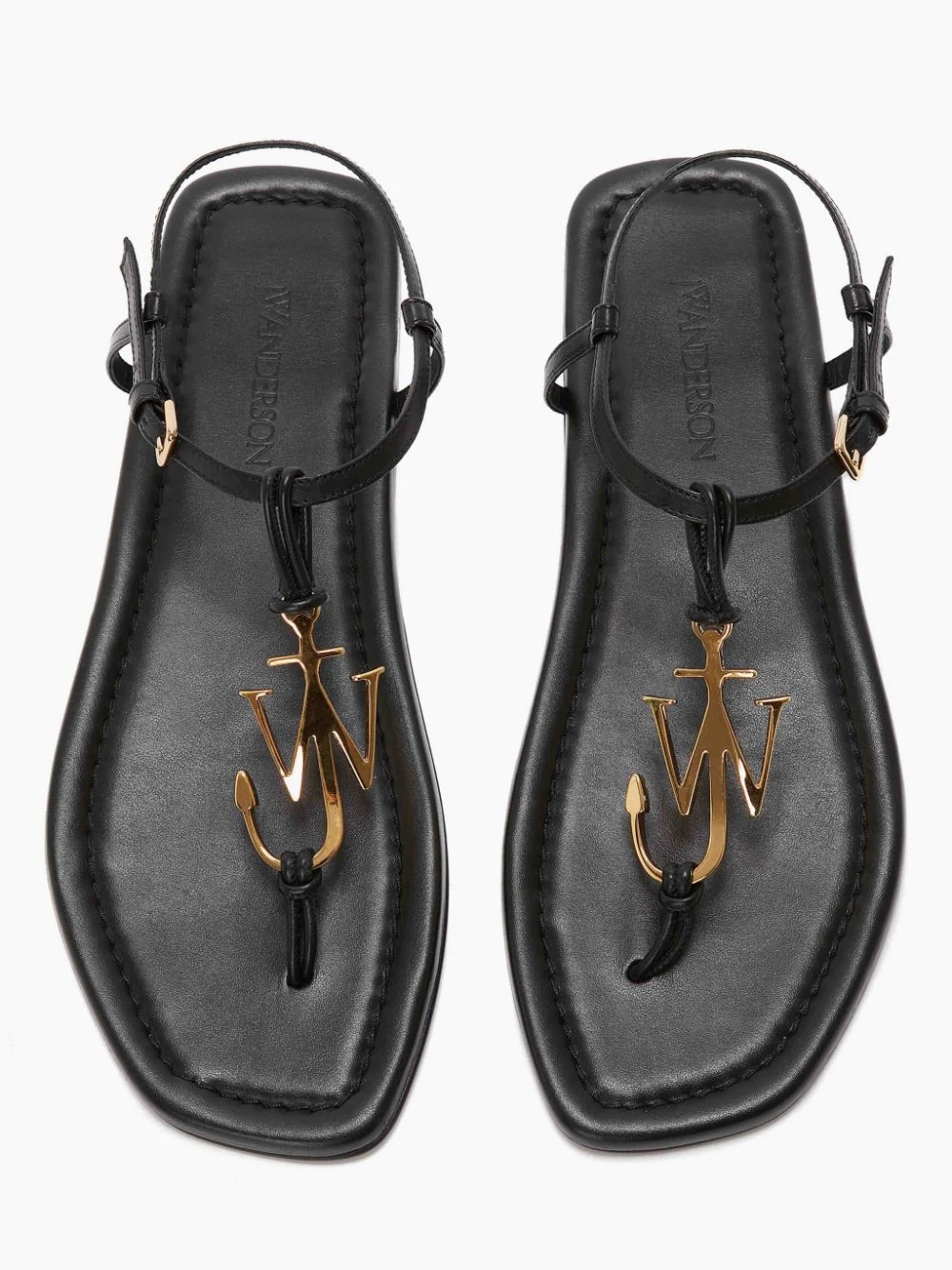 WOMEN'S LOGO FLAT SANDAL - 4