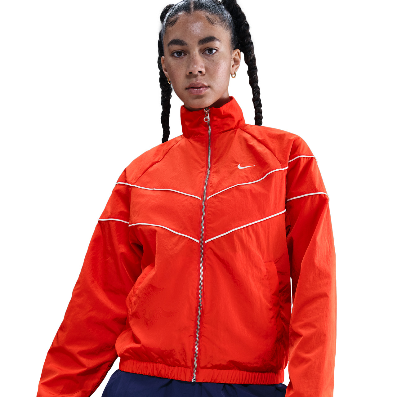 Nike Womens Nike Windrunner Woven Full-Zip Jacket - 1