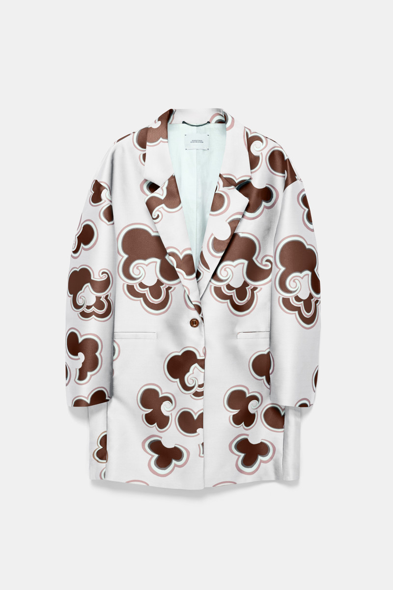 FLORAL STATEMENT coat 1