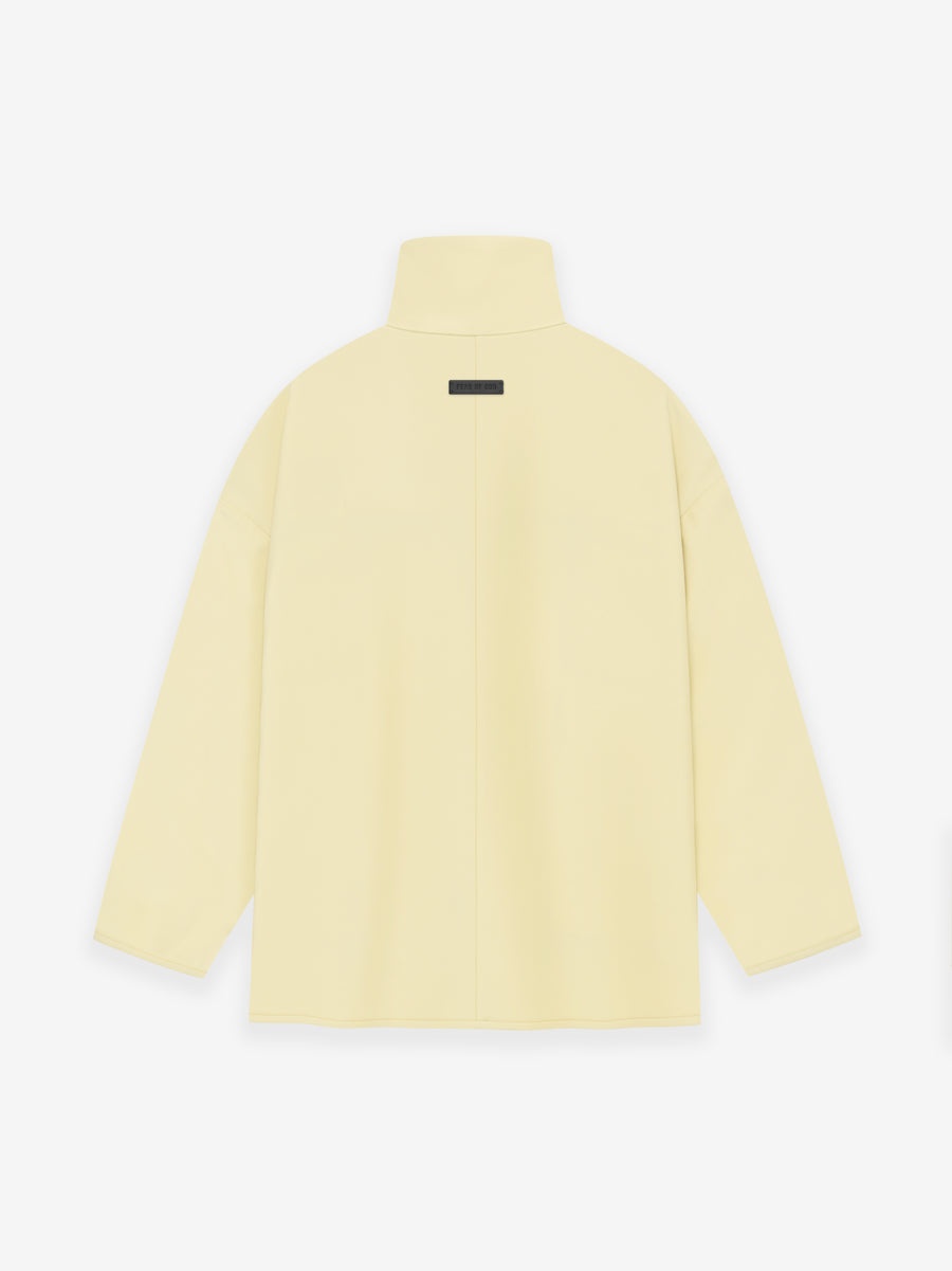 Wool Gabardine High Neck Jacket - 2