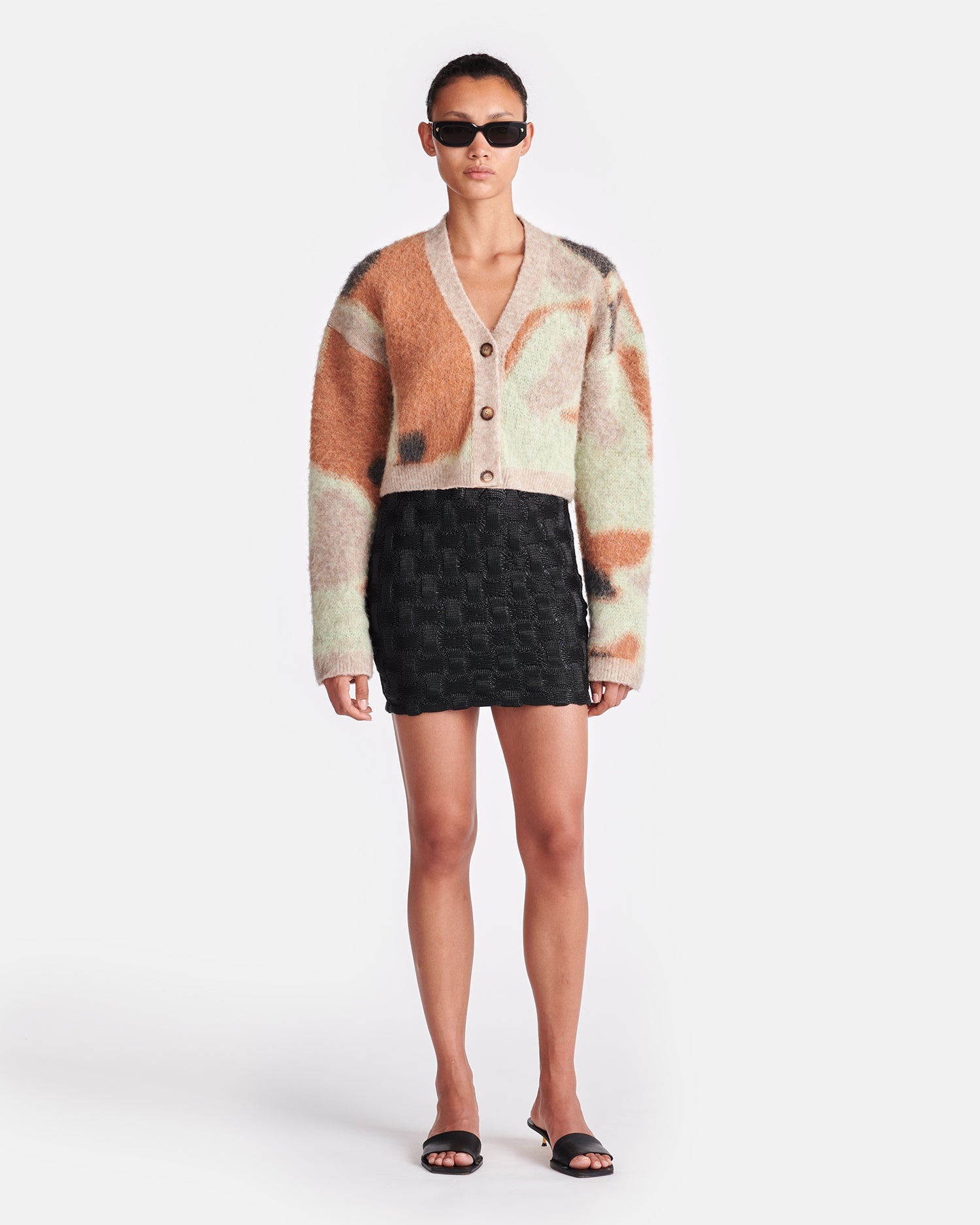Cropped Brushed-Alpaca Cardigan - 4