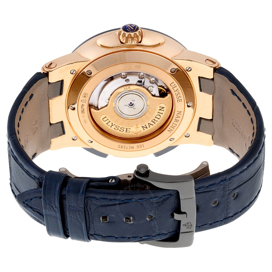 Ulysse Nardin Executive Dual Time Automatic Men's Watch 246-00-5-43 - 3