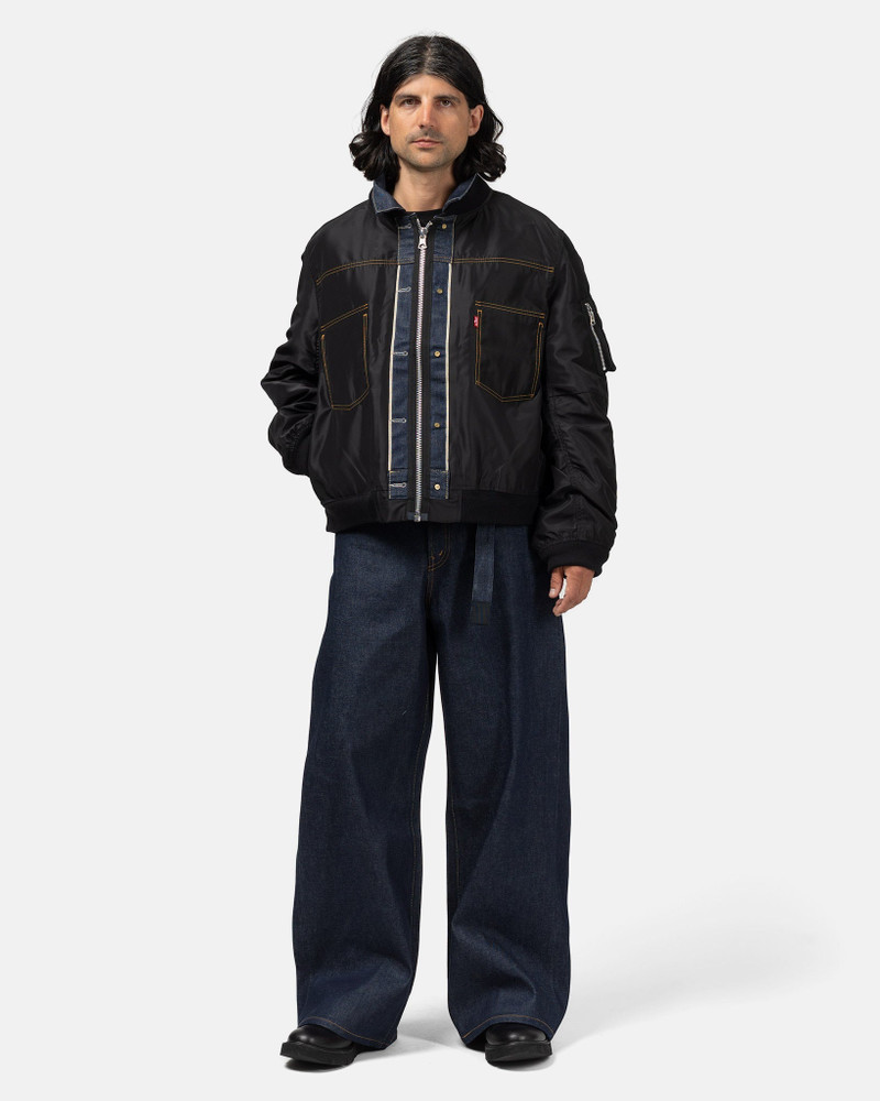 x Levis Denim x Nylon Twill Reversible Indigo x Black 3