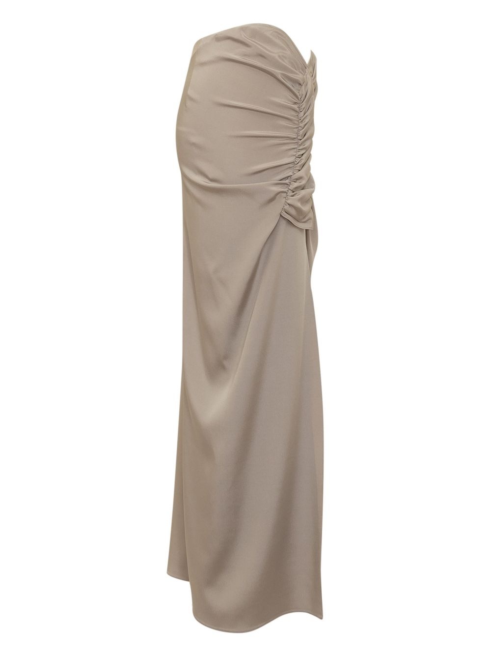 draped-design skirt - 3