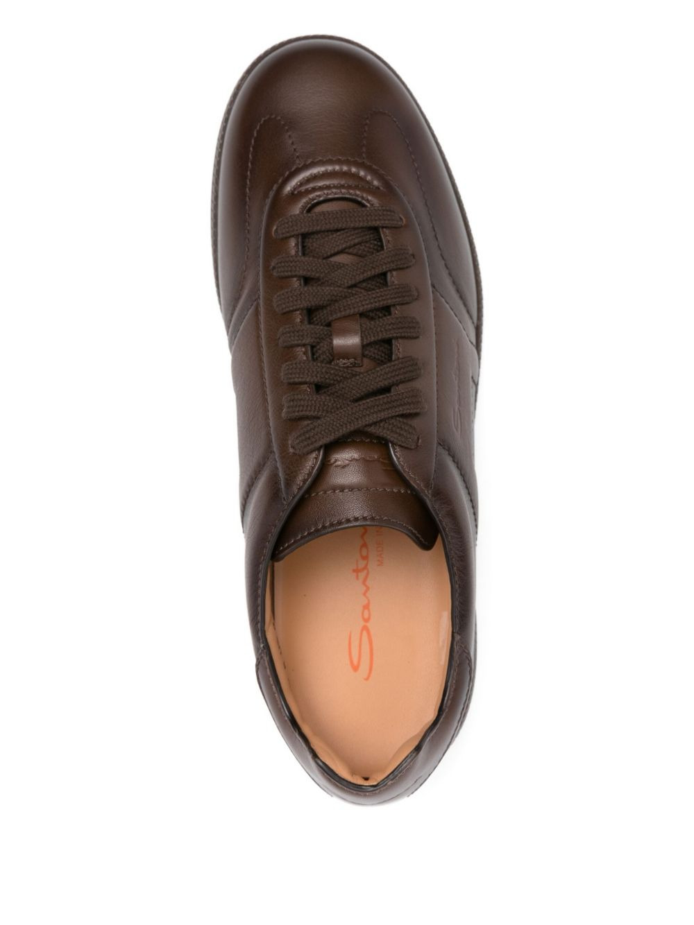 Oly leather lace-up sneakers - 4