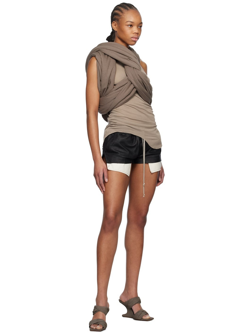 Rick Owens Gray Hollywood Triple Donut Top outlook