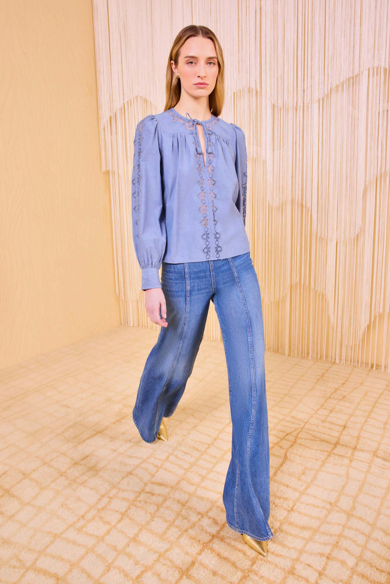 ULLA JOHNSON Kady Long Sleeve Blouse outlook