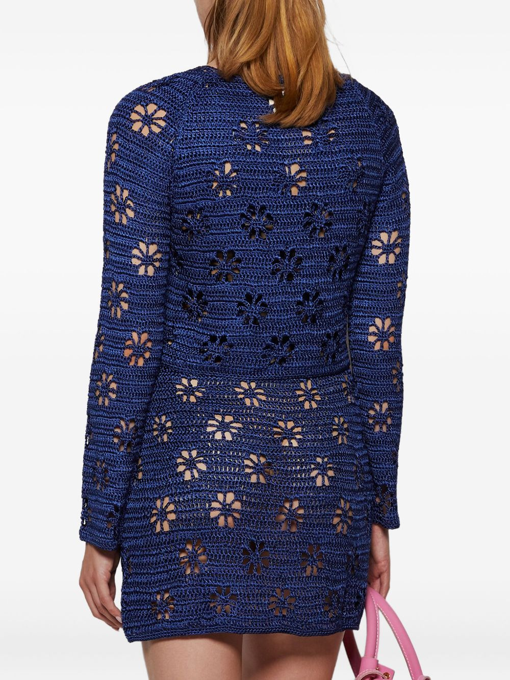 floral crochet cardigan - 5