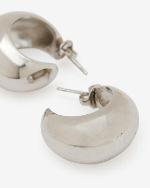 SHINY CRESCENT EARRINGS - 4