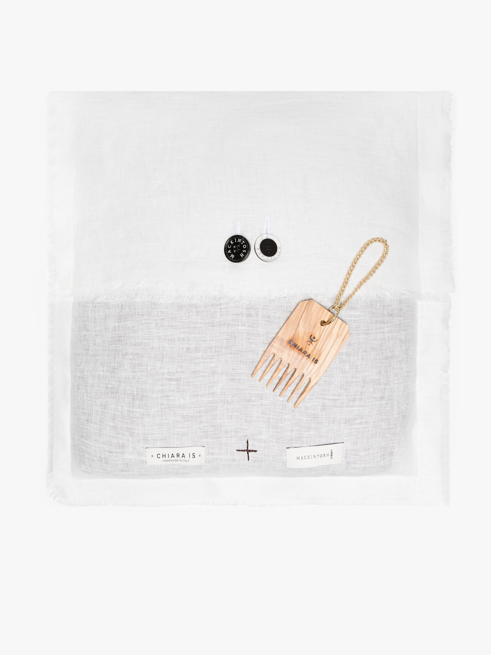 CHIARA IS | EARTH BROWN WOOL SHAWL - 1