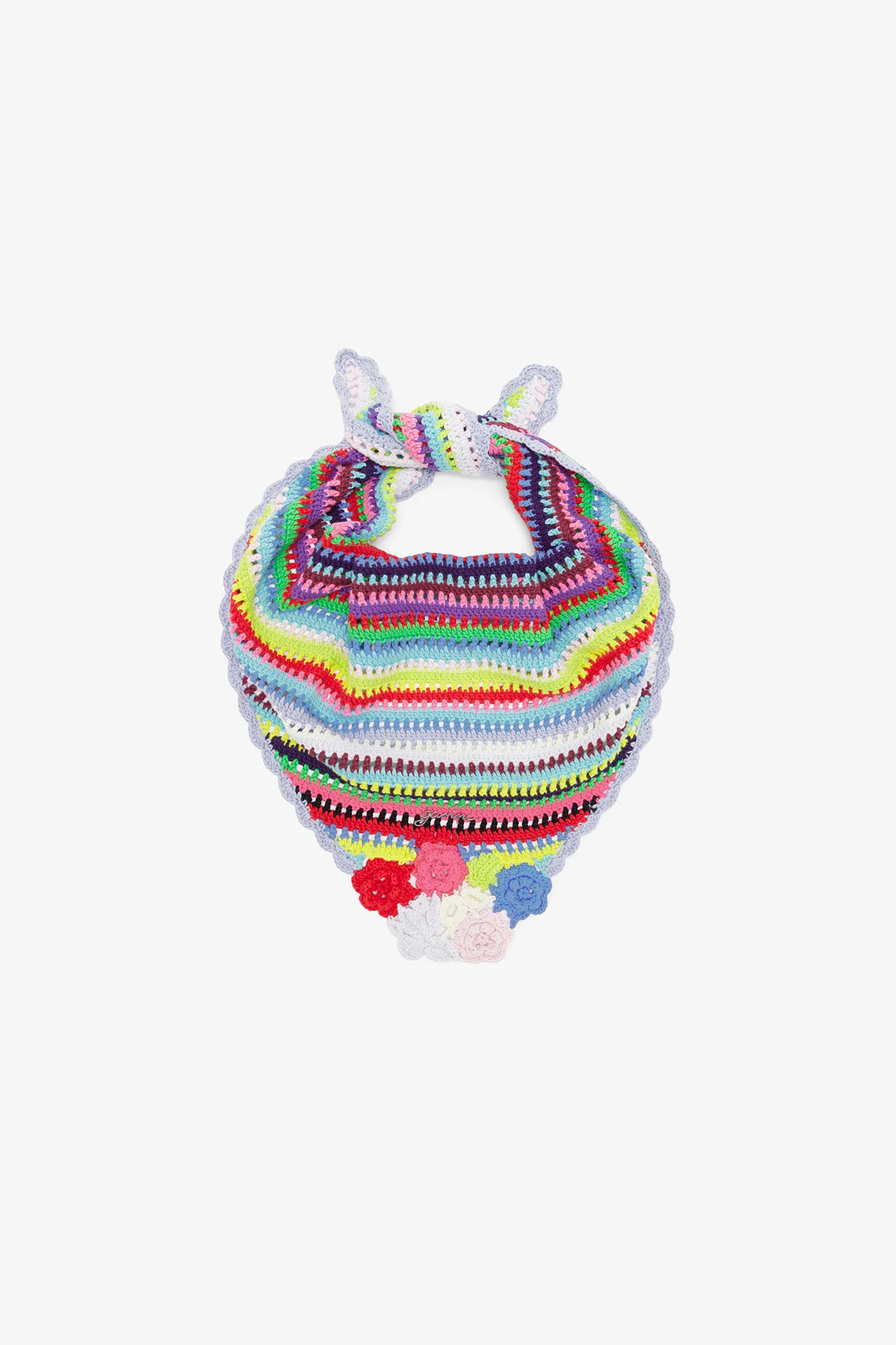SCARF IN STRIPED CROCHET - 1